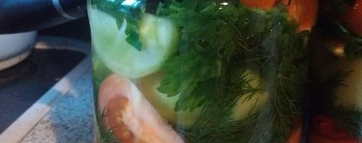 Шаг 5: соленых зеленых помидоров по-грузински