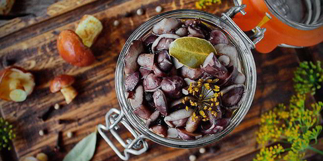 Рецепт соленых маслят на зиму