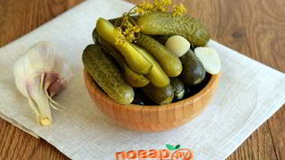 Рецепт Соленых огурцов на зиму в банках