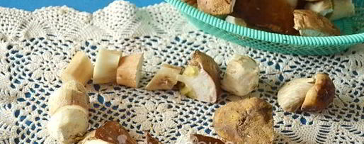 Шаг 5: сушеных белых грибов