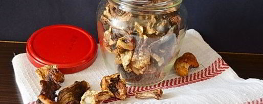 Шаг 8: сушеных белых грибов