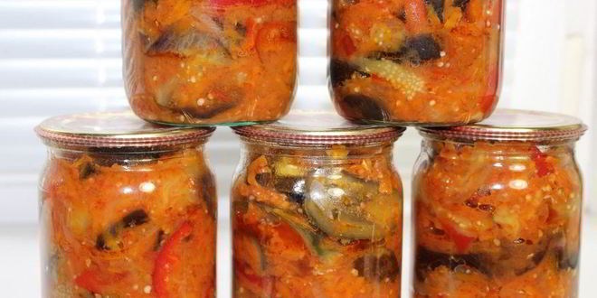 Рецепт тещиного языка из баклажанов на зиму