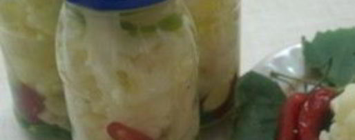 Шаг 5: цветной капусты острой на зиму