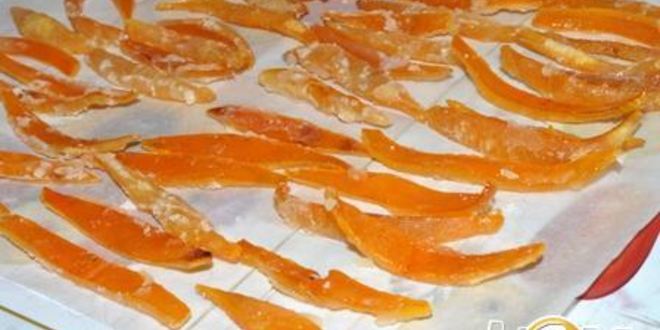 Рецепт апельсиновых цукатов