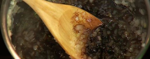 Шаг 1: арбуза с козьим сыром и луковым вареньем