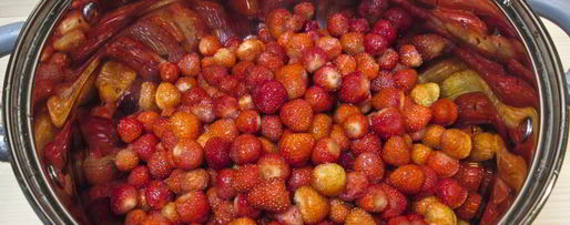 Шаг 1: клубнично-бананового варенье