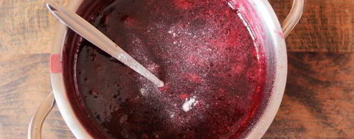 Шаг 5: конфитюра из малины