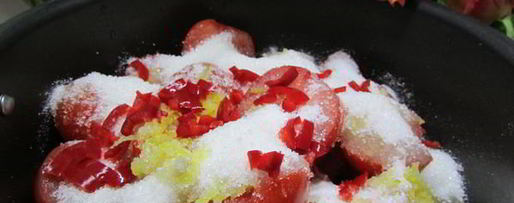 Шаг 3: конфитюра из помидоров черри с перчиком чили