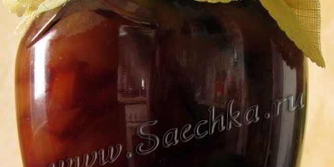 Рецепт персикового конфитюра с коньяком