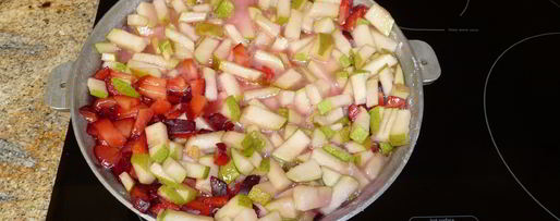 Шаг 3: сливова-грушевого варенья