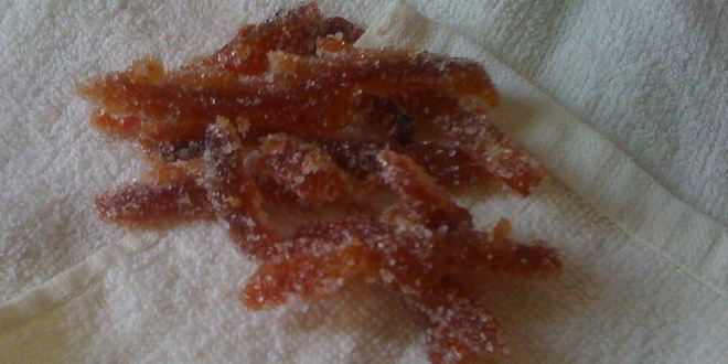 Рецепт цукатов из апельсиновых корочек