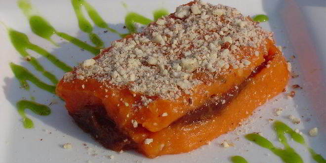 Рецепт тыквы со сливовым вареньем