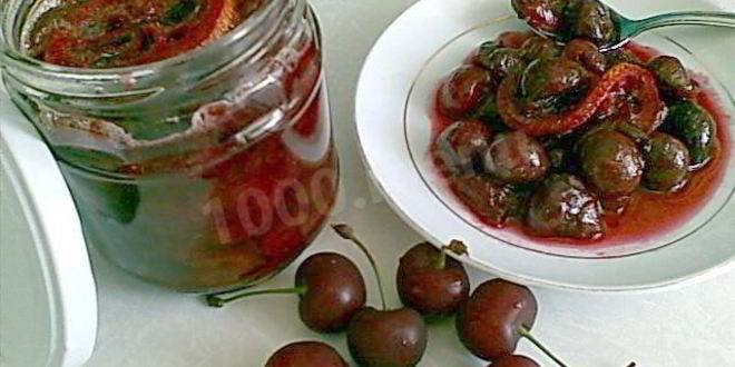 Рецепт варенья из черешни без косточек с лимоном