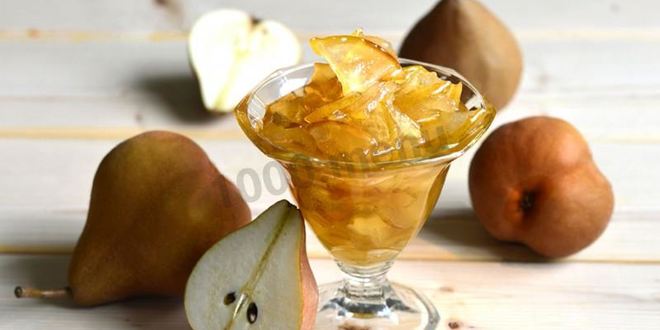 Рецепт варенья из груш дольками прозрачное