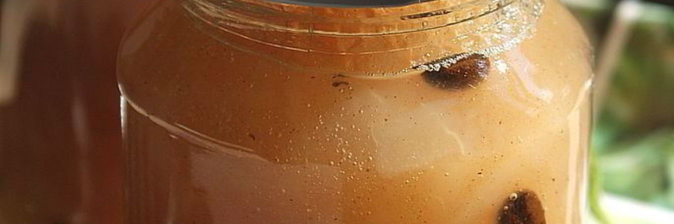 Рецепт Варенья из груш с кофейными зернами