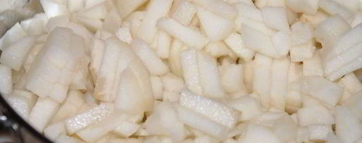 Шаг 1: варенья из груш с кофейными зернами