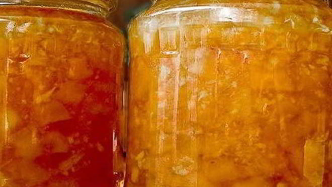 Рецепт Варенья из кабачков с брусникой