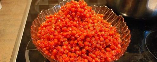 Шаг 5: варенья из красной рябины