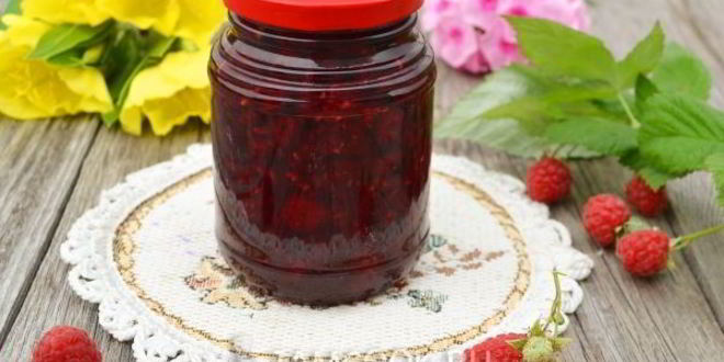 Рецепт варенья из малины пятиминутка