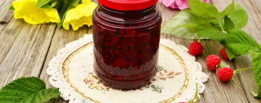 Шаг 9: варенья из малины пятиминутка