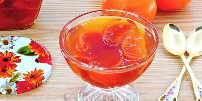 Рецепт варенья из мандаринов в апельсиновом соке в мультиварке