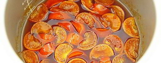 Шаг 6: варенья из мандаринов в апельсиновом соке в мультиварке