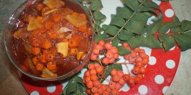 Рецепт варенья из рябины на зиму