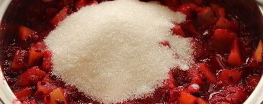 Шаг 2: варенья из тыквы и клюквы