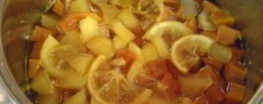Шаг 7: варенья из тыквы с яблоком и лимоном