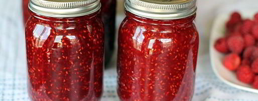 Шаг 3: варенья-пятиминутки из малины на зиму