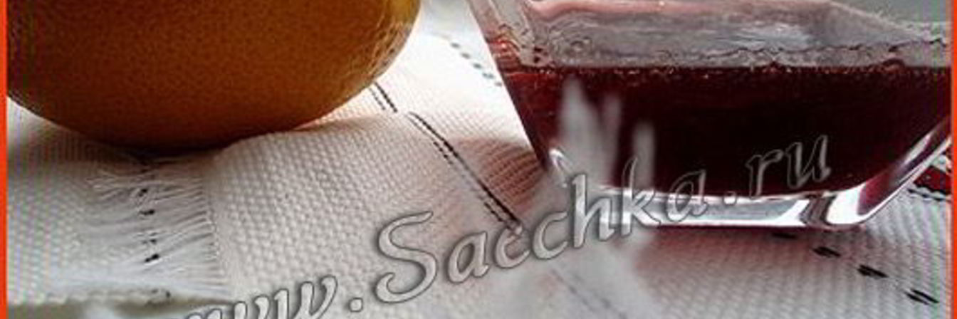 Рецепт Вишневого варенья с апельсином