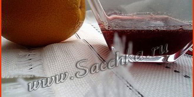 Рецепт вишневого варенья с апельсином