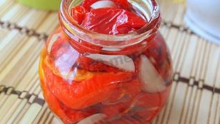 Рецепт Вяленых перцев на зиму