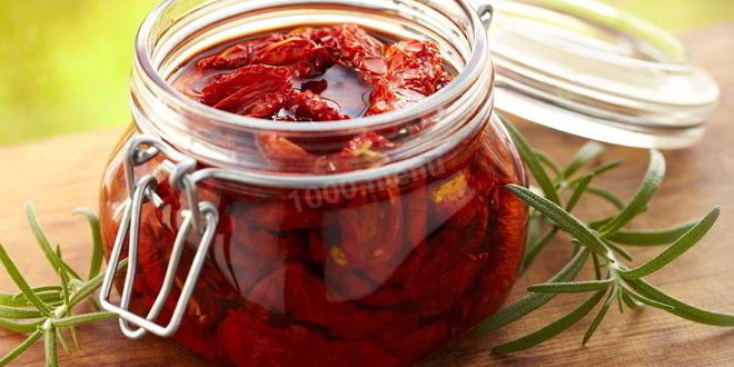 Рецепт вяленых помидоров в масле с чесноком