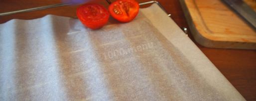 Шаг 2: вяленых томатов проще не бывает в духовке на зиму