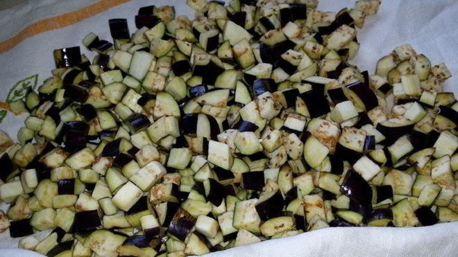 Рецепт Заготовки для баклажанной икры