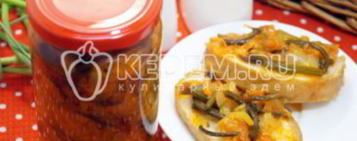 Шаг 10: закусочных чесночных стрелок