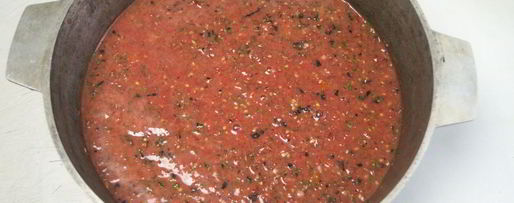 Шаг 1: замороженной томатной пасты