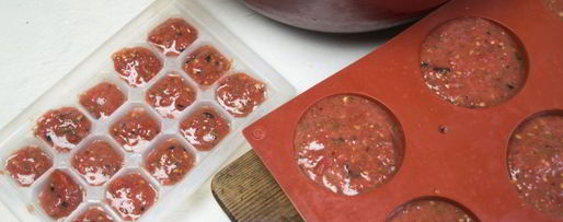 Шаг 2: замороженной томатной пасты