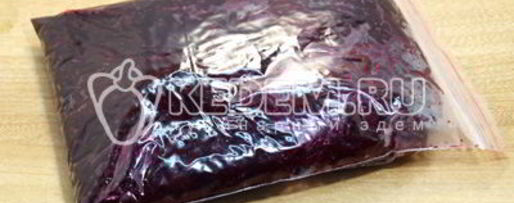 Шаг 6: заморозки свеклы на зиму