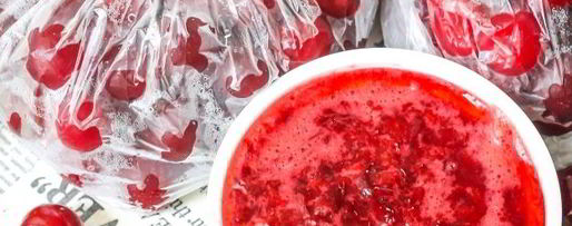 Шаг 8: заморозки вишни на зиму