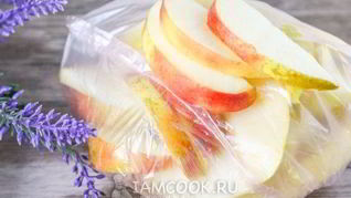 Рецепт Заморозки яблок на зиму