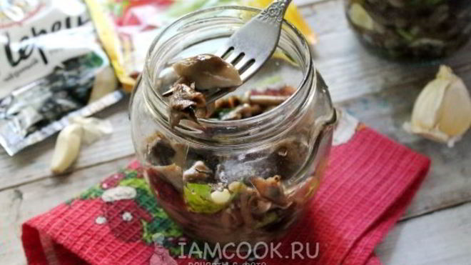 Рецепт Засолки опят на зиму горячим способом в банках