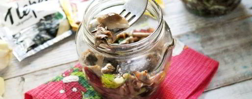 Шаг 11: засолки опят на зиму горячим способом в банках