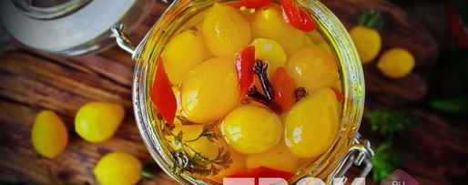 Шаг 6: желтых помидоров на зиму