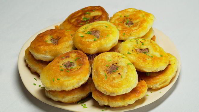 Рецепт Беляшей из теста на опаре