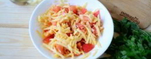 Шаг 4: беляшей с помидорами и сыром