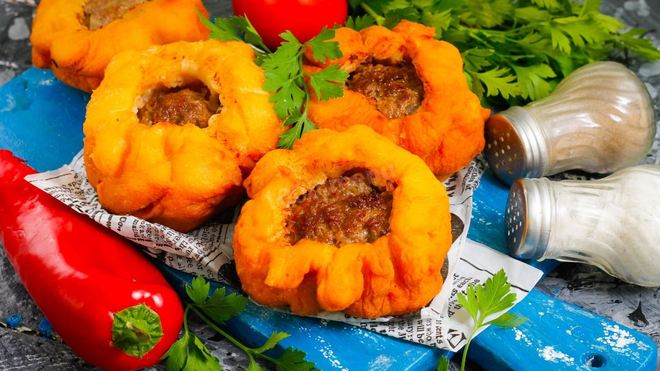 Рецепт Беляшей татарских с мясом