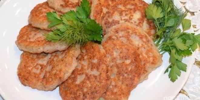 Рецепт ленивых беляшей на кефире с фаршем