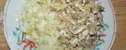 Шаг 1: ленивых беляшей с грибами и луком